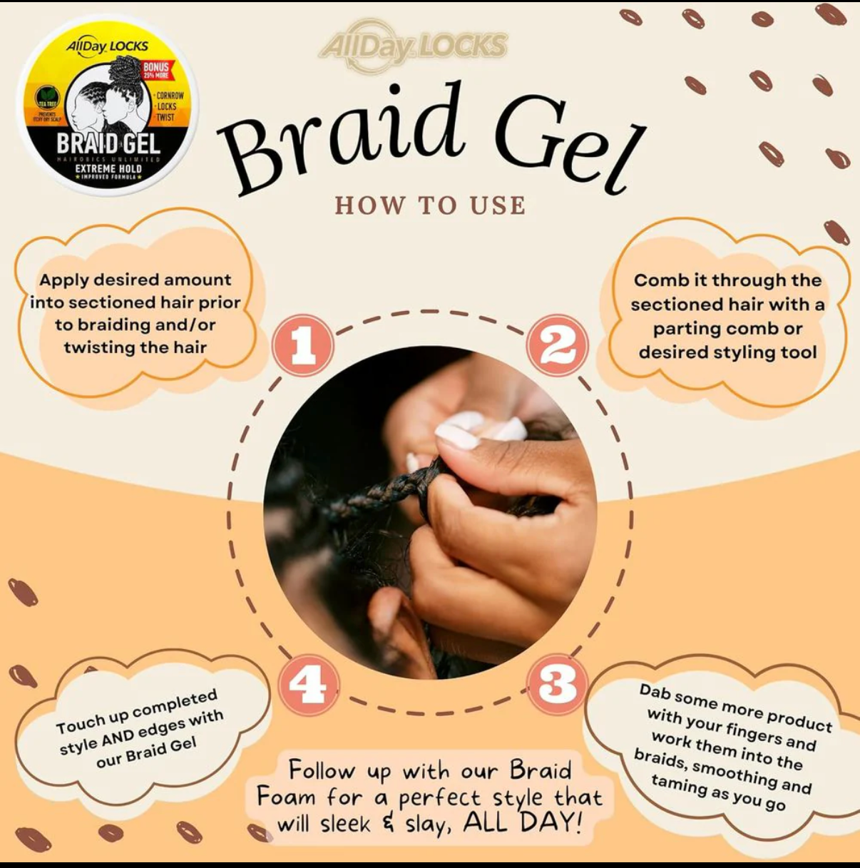 All DAy Locs Braid Gel _extreme Hold