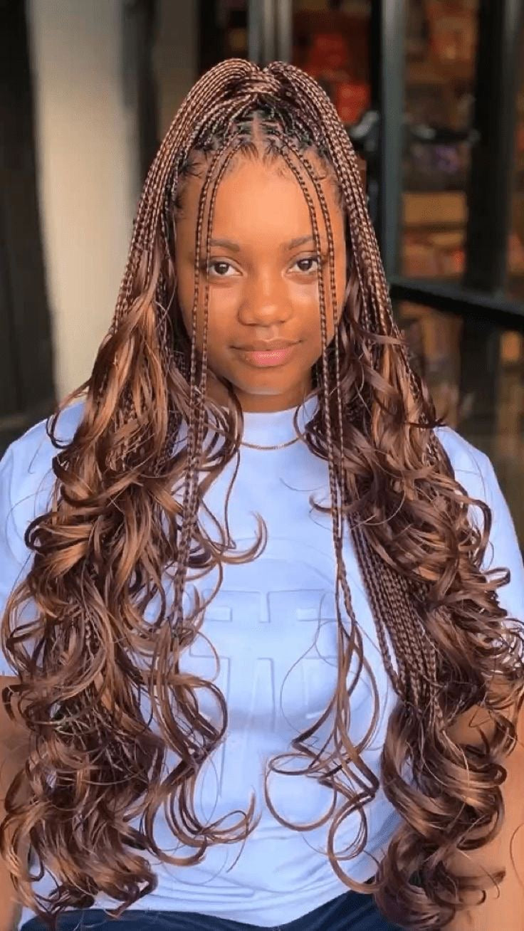 Zury Sis 100% Hand-Made French Curl Braid 6X – 40” Pre-Stretched Crochet Braids