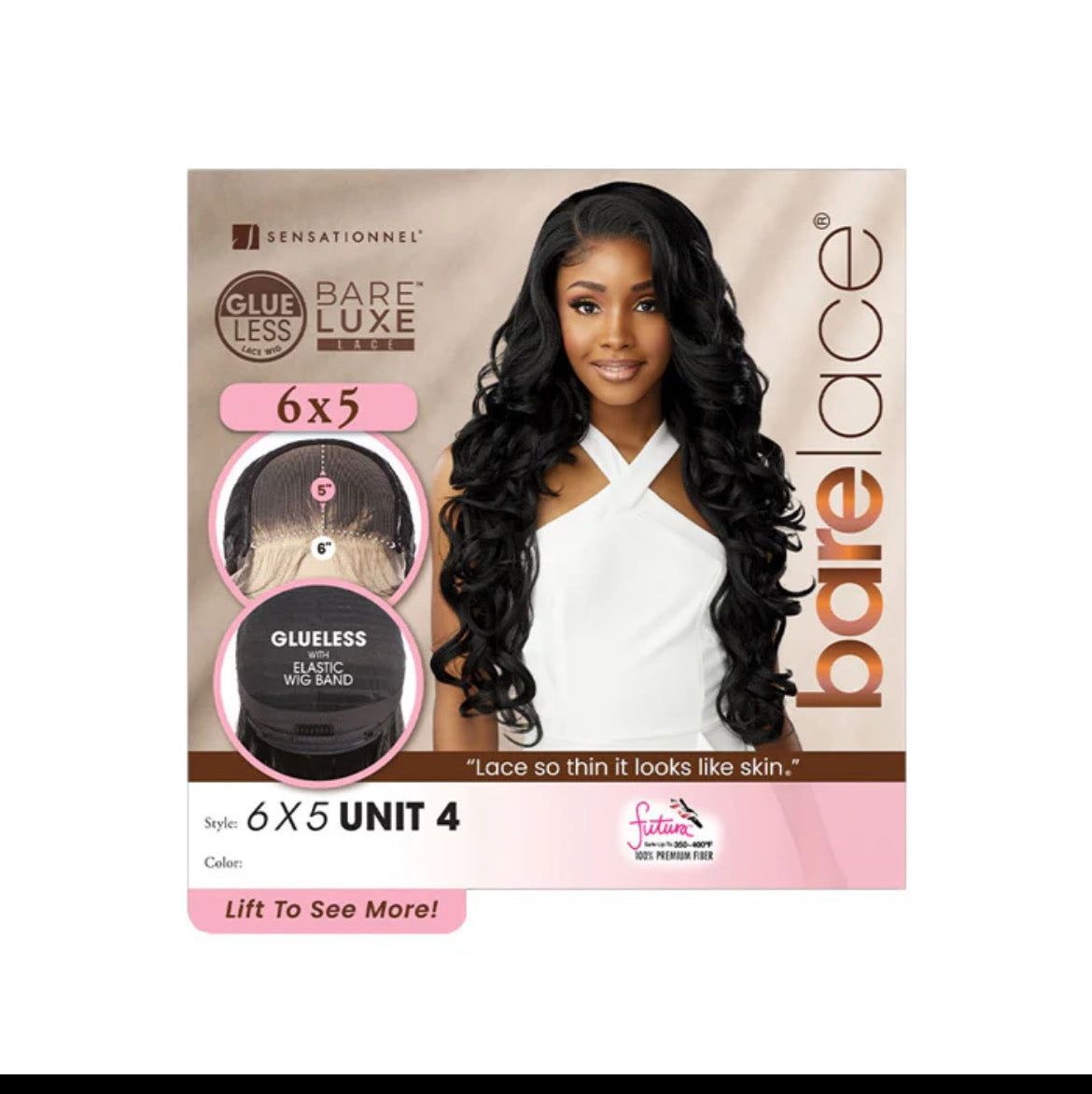 Sensationnel Bare Luxe Glueless 6x5 Lace Front Wig – 6x5 UNIT 4