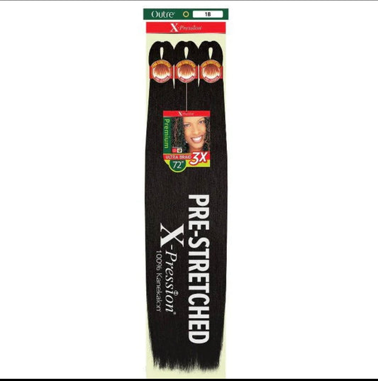Outre X-Pression 3X Pre-Stretched Braiding Hair 72”