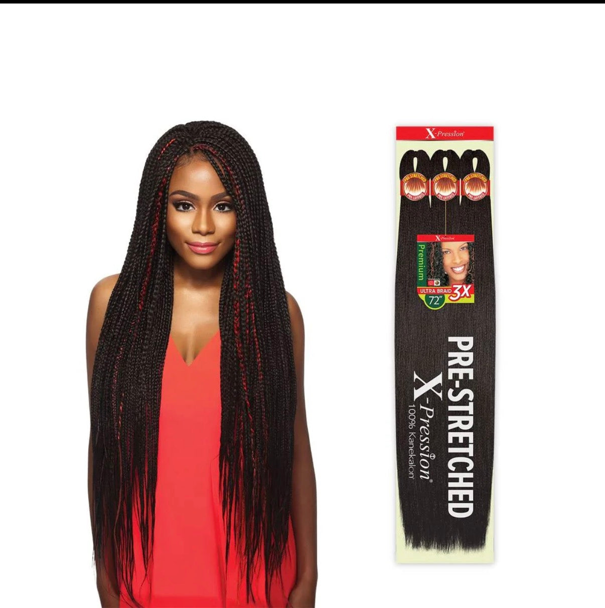 Outre X-Pression 3X Pre-Stretched Braiding Hair 72”