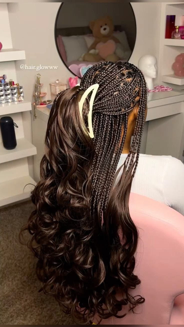 Zury Sis 100% Hand-Made French Curl Braid 6X – 40” Pre-Stretched Crochet Braids